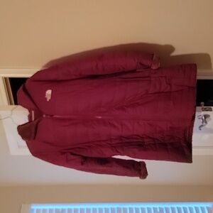 Reversible puffer/Teddy bear coat